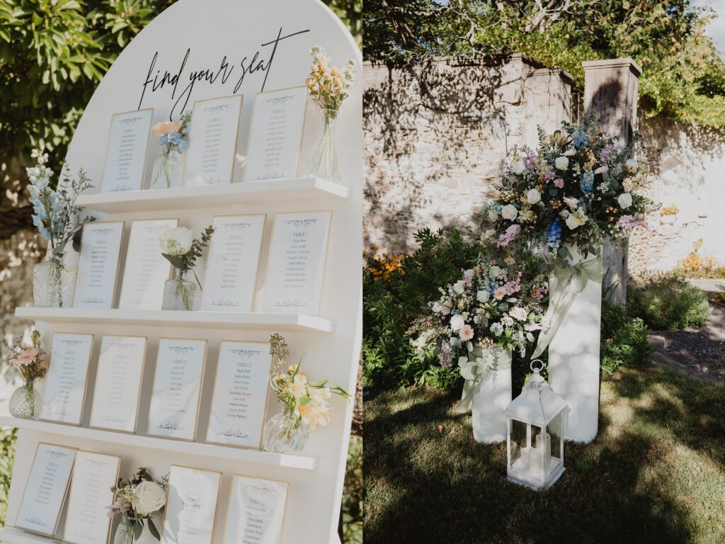 Discover Kirsten + Charlie’s romantic August wedding at Gwyn Careg Inn. Elegant details, lush florals, and timeless photography.