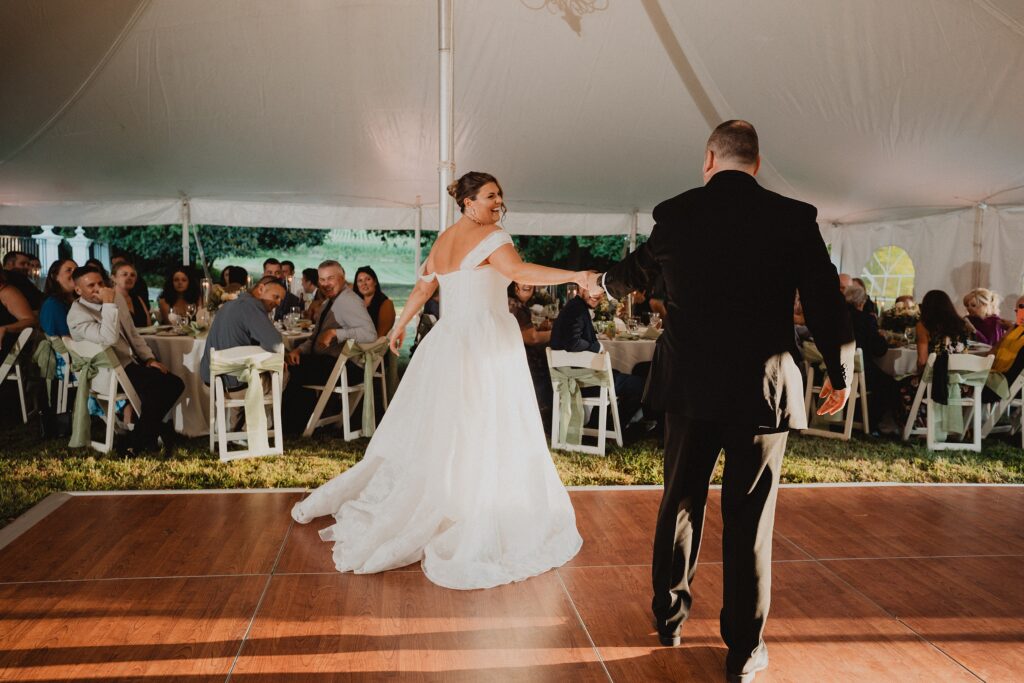 Discover Kirsten + Charlie’s romantic August wedding at Gwyn Careg Inn. Elegant details, lush florals, and timeless photography.