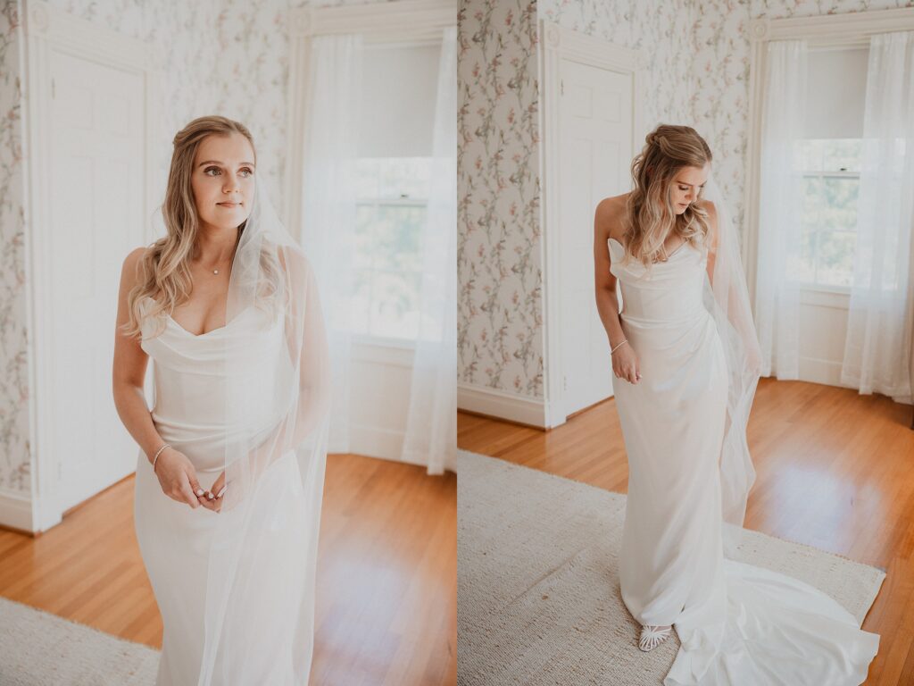 Romantic late summer wedding at Stone Acres Farm in Mystic, CT. Miriam + Nathaniel’s classic August celebration featured timeless details