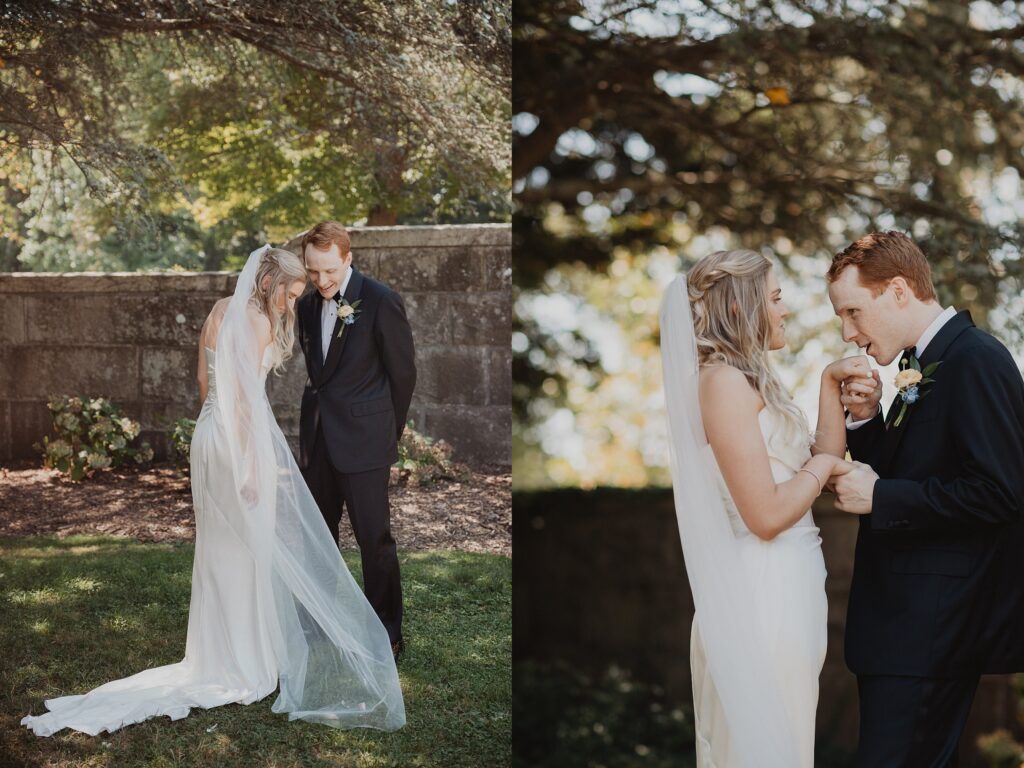 Romantic late summer wedding at Stone Acres Farm in Mystic, CT. Miriam + Nathaniel’s classic August celebration featured timeless details