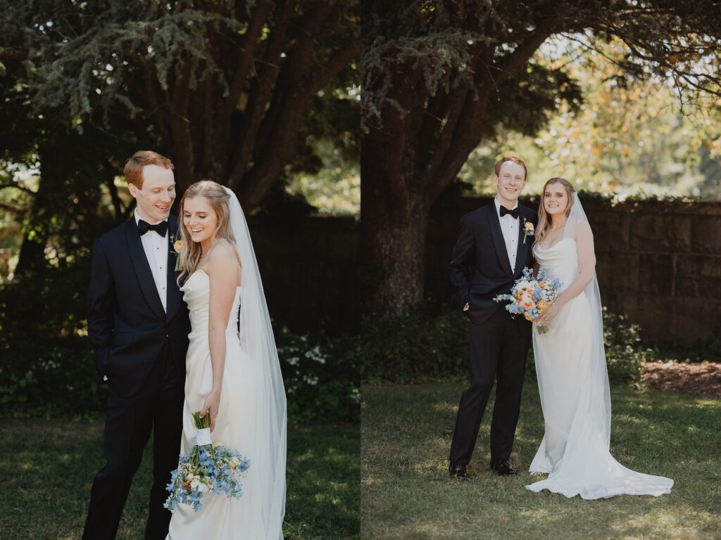 Romantic late summer wedding at Stone Acres Farm in Mystic, CT. Miriam + Nathaniel’s classic August celebration featured timeless details