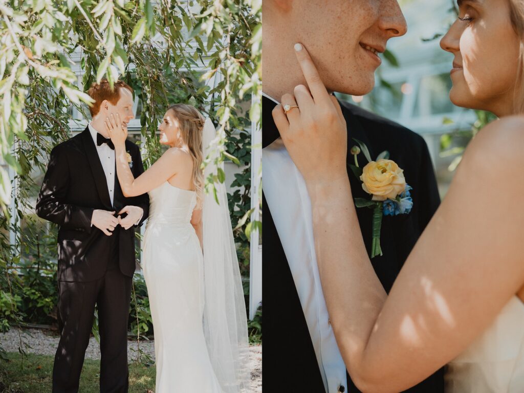 Romantic late summer wedding at Stone Acres Farm in Mystic, CT. Miriam + Nathaniel’s classic August celebration featured timeless details
