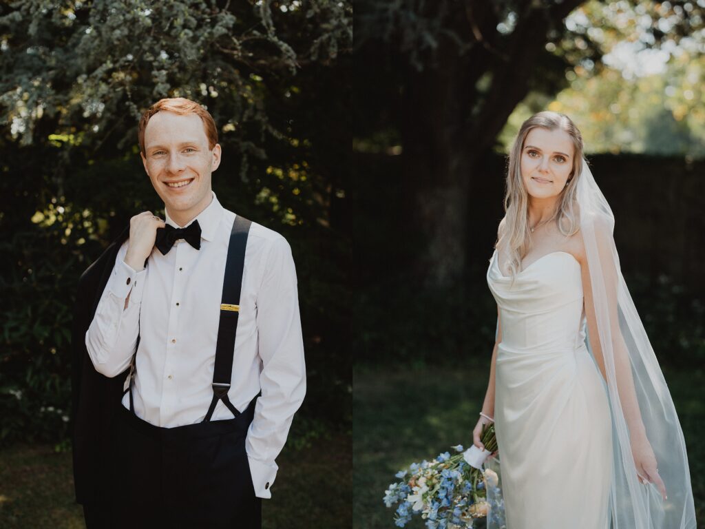 Romantic late summer wedding at Stone Acres Farm in Mystic, CT. Miriam + Nathaniel’s classic August celebration featured timeless details