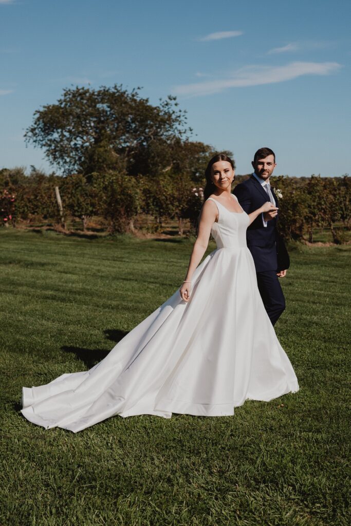 Saltwater Farm Vineyard Wedding | Meg + Kyle