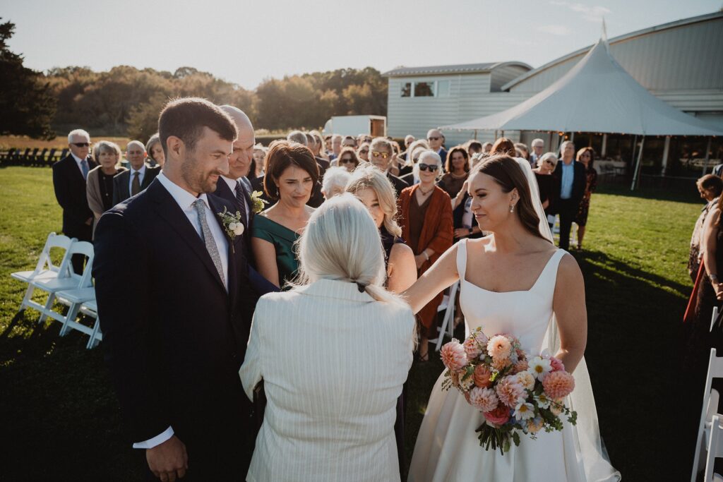 Saltwater Farm Vineyard Wedding | Meg + Kyle