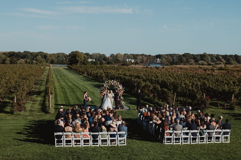 Saltwater Farm Vineyard Wedding | Meg + Kyle