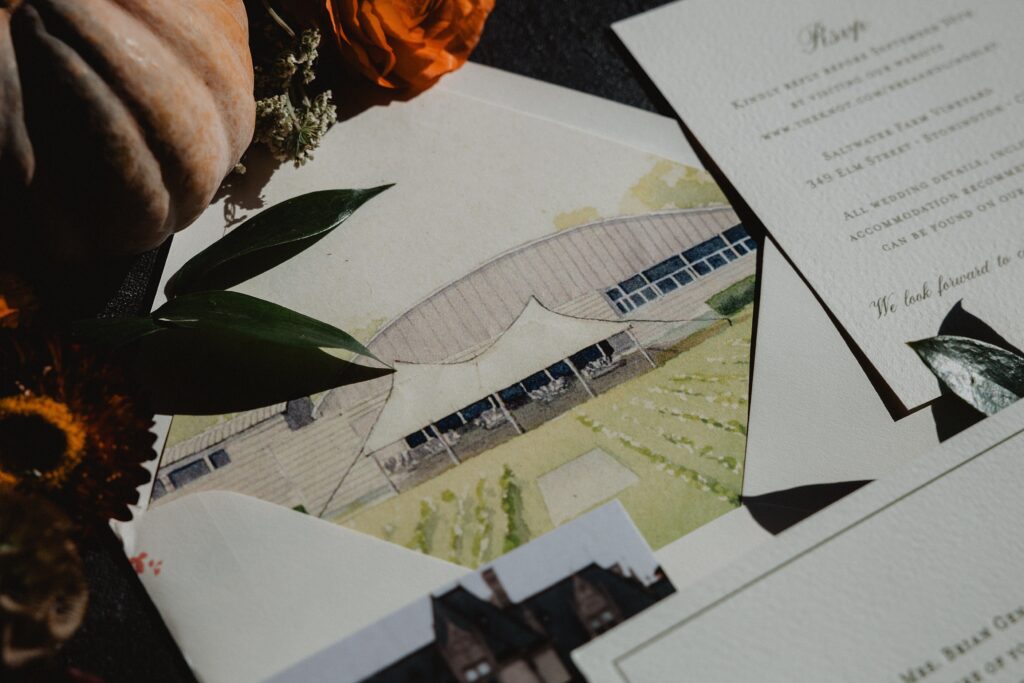 Saltwater Farm Vineyard Wedding | Brea + Lindsley