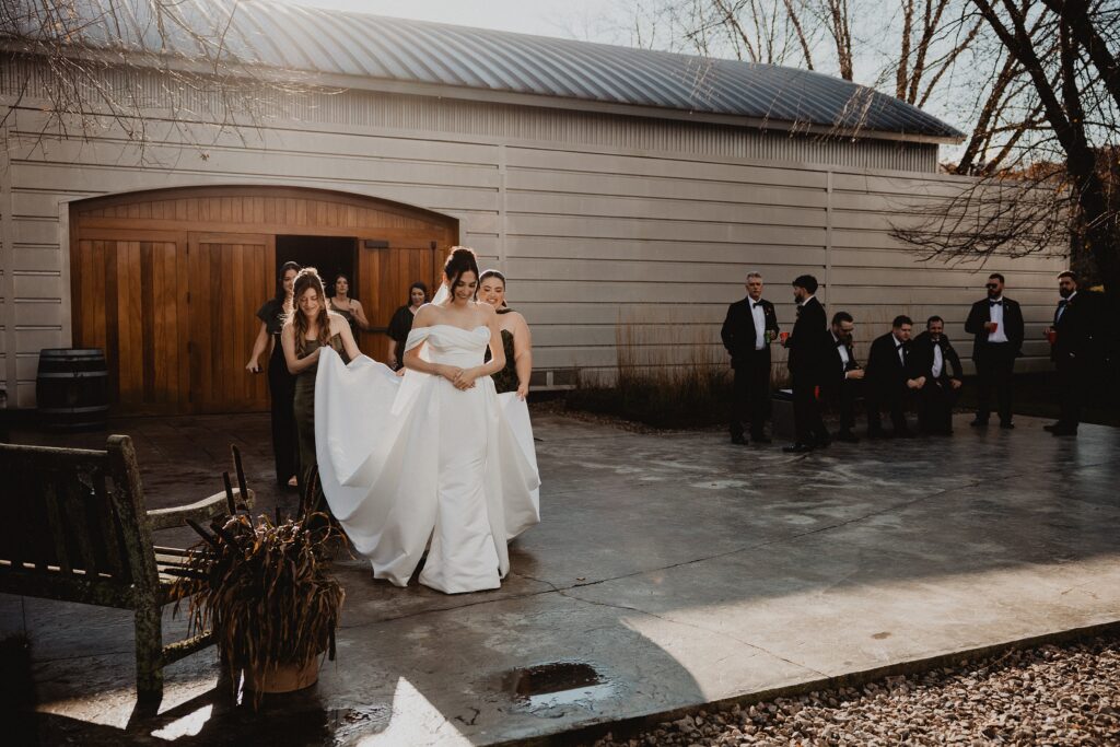 Saltwater Farm Vineyard Wedding | Brea + Lindsley