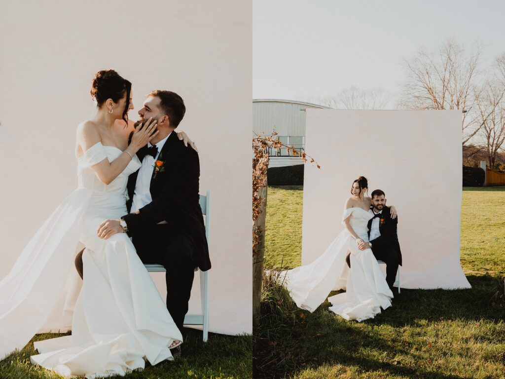 Saltwater Farm Vineyard Wedding | Brea + Lindsley