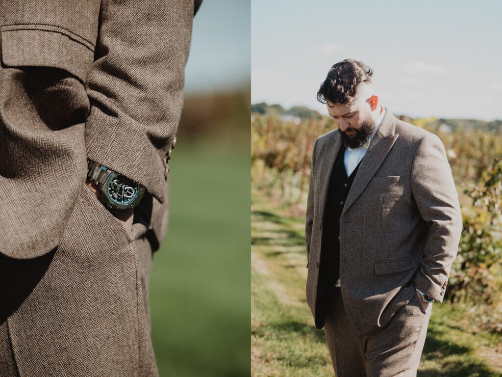 Saltwater Farm Vineyard Wedding | Courtney + Dan