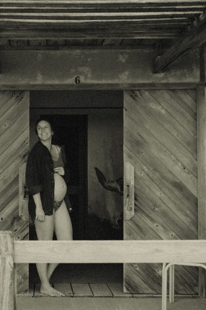 A Film Inspired Family Maternity Session at Narragansett Beach