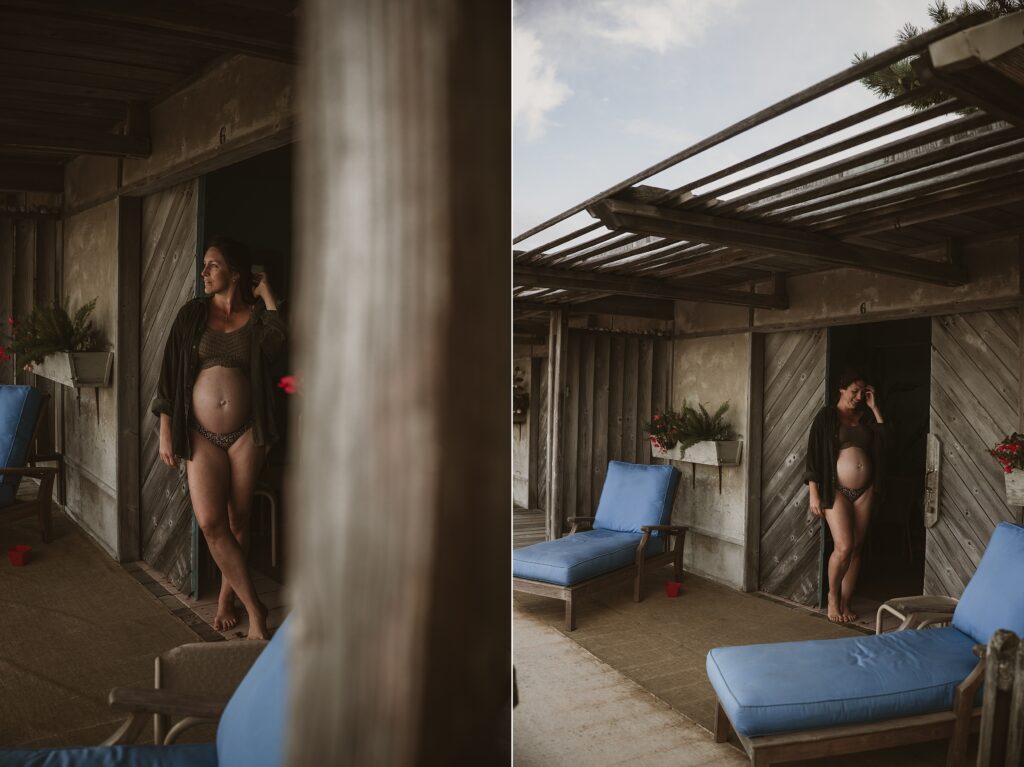 A Film Inspired Family Maternity Session at Narragansett Beach