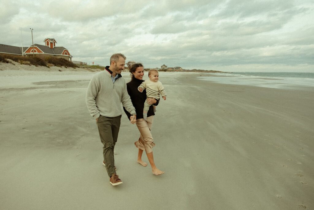 A Documentary Style Family Session on the Rhode Island Coast