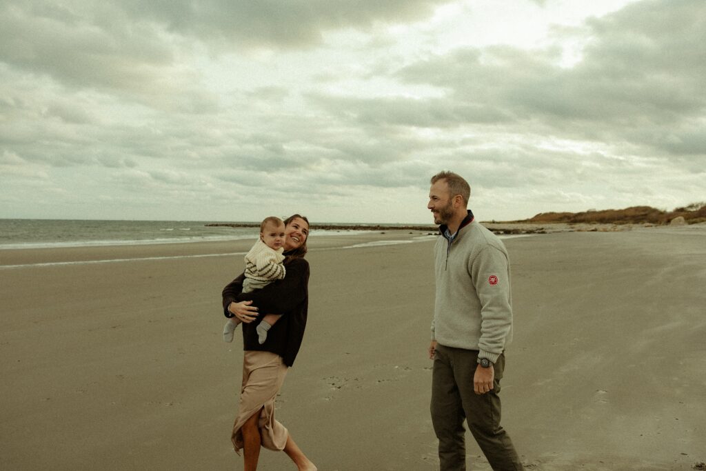 A Documentary Style Family Session on the Rhode Island Coast