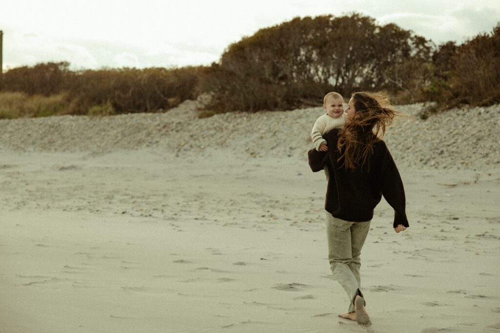 A Documentary Style Family Session on the Rhode Island Coast