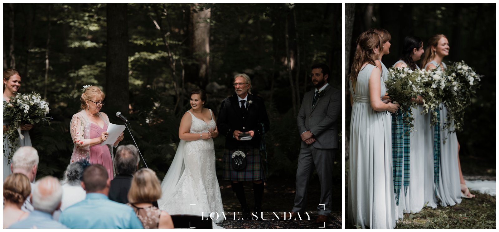 enchanted forest wedding, love Sunday photo, mystic ct wedding photographer
