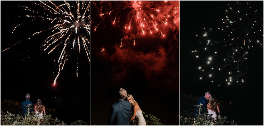 Fireworks to end a perfect wedding in Watch Hill, Rhode Island | Love, Sunday Photography