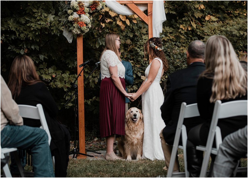 Same-sex couple hosted a surprise wedding in their backyard for their closest family and friends!