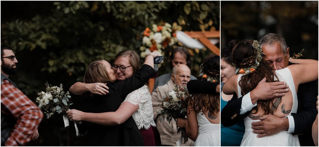 Same-sex couple hosted a surprise wedding in their backyard for their closest family and friends!