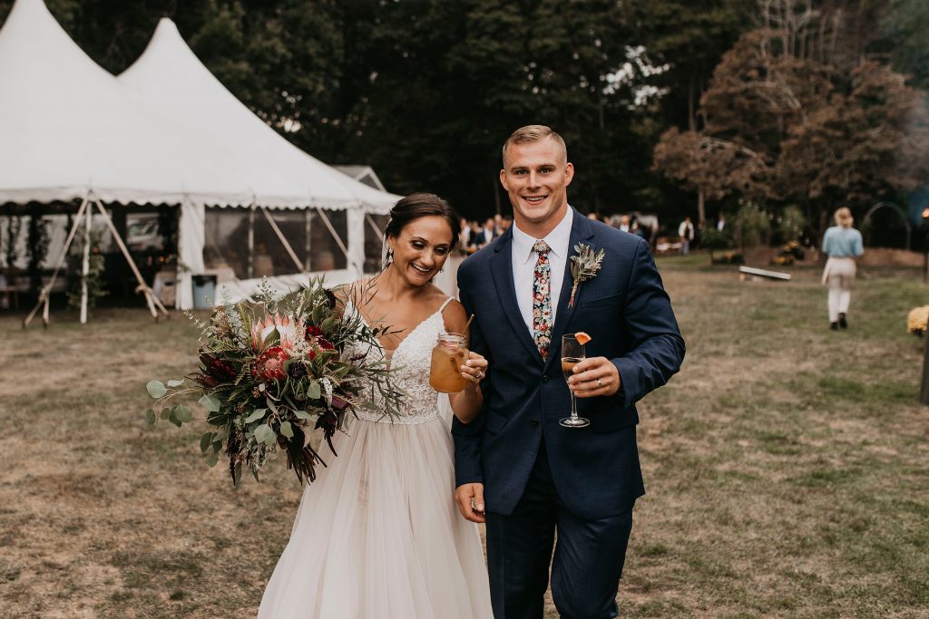 Backyard, Micro Wedding in Westerly, Rhode Island by Love, Sunday Photography