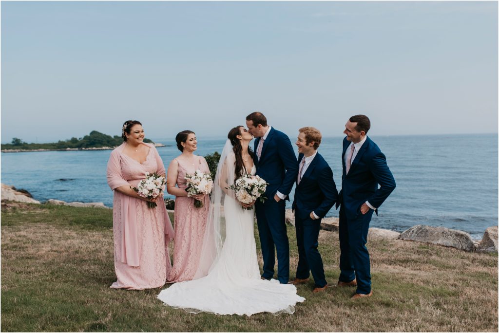 A fairytale wedding day at a castle-like wedding venue, Branford House, in Connecticut