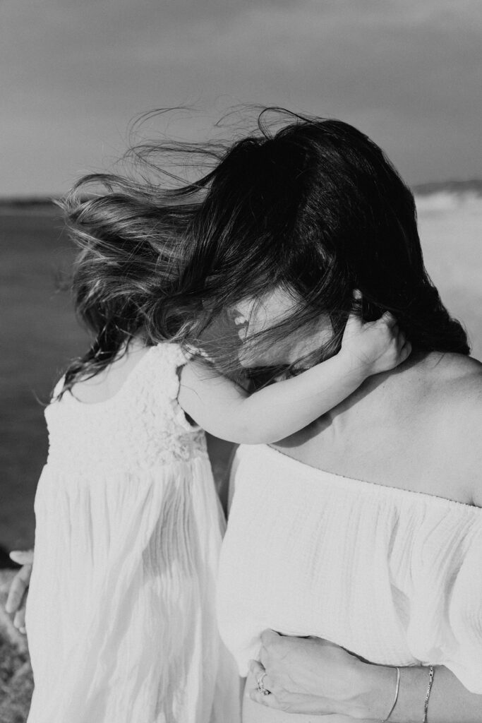 Trendy Cape Cod Maternity Photos on the Beach at Sunset