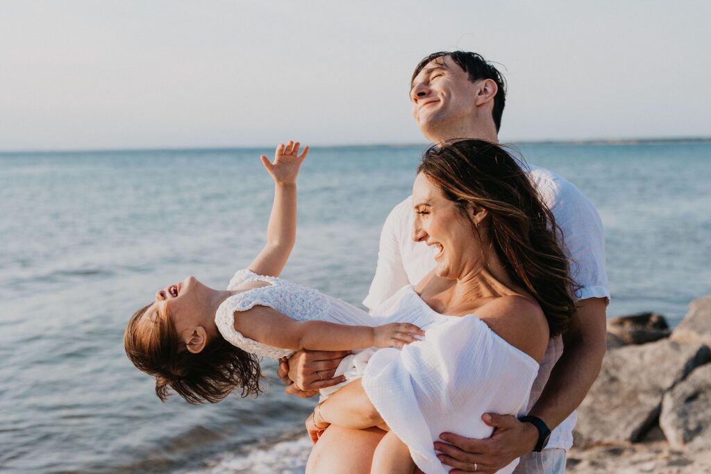 Trendy Cape Cod Maternity Photos on the Beach at Sunset