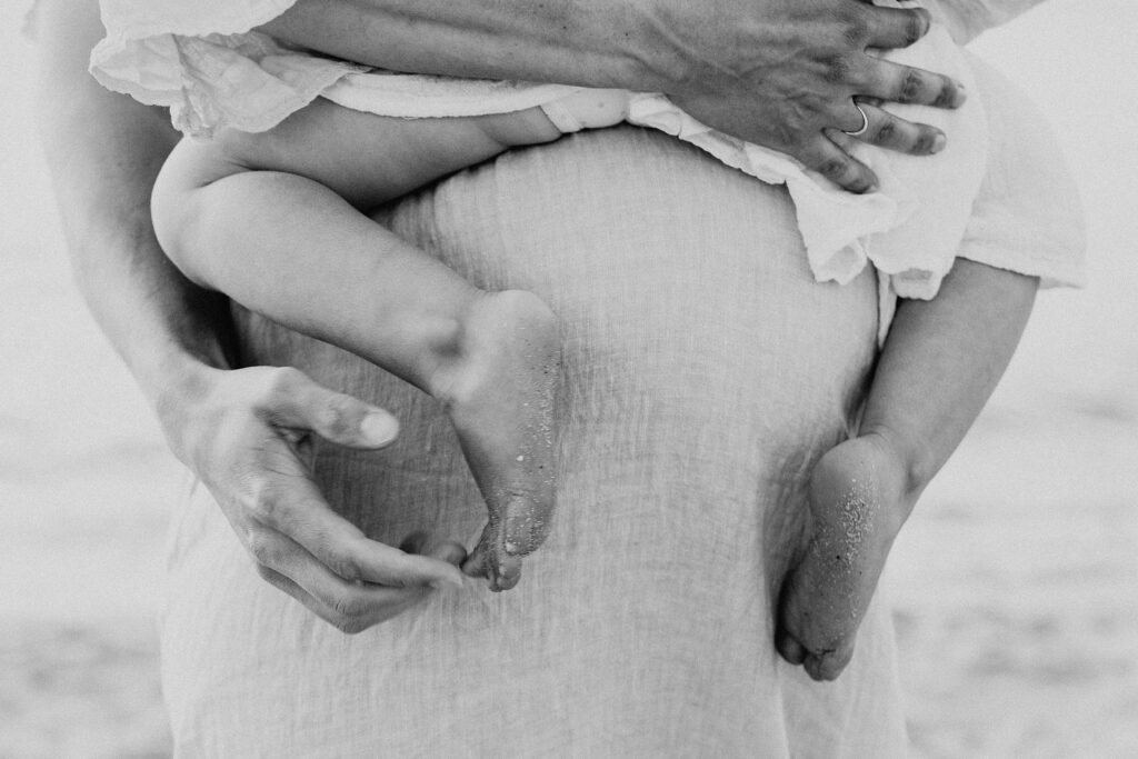 Trendy Cape Cod Maternity Photos on the Beach at Sunset