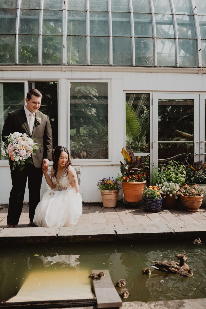 Lamberton Conservatory Wedding | Lily + Matt