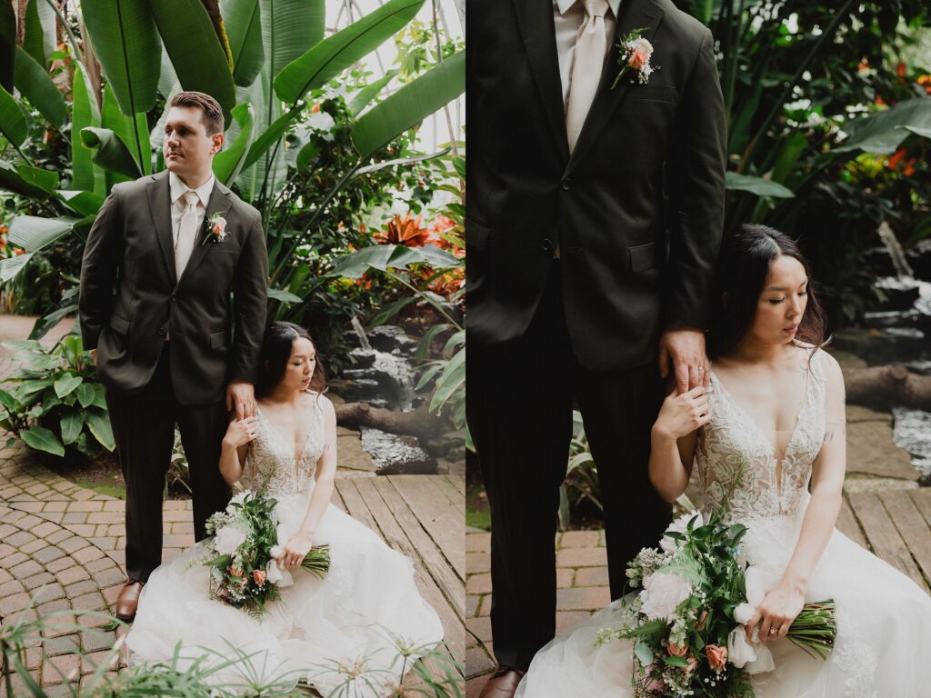 Lamberton Conservatory Wedding | Lily + Matt