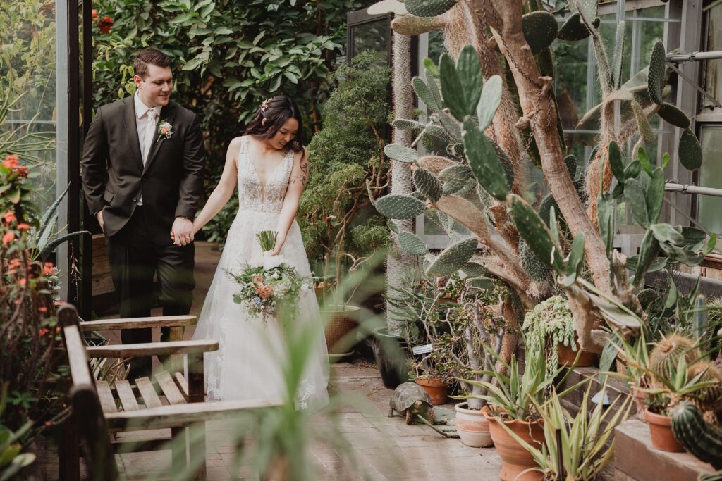 Lamberton Conservatory Wedding | Lily + Matt