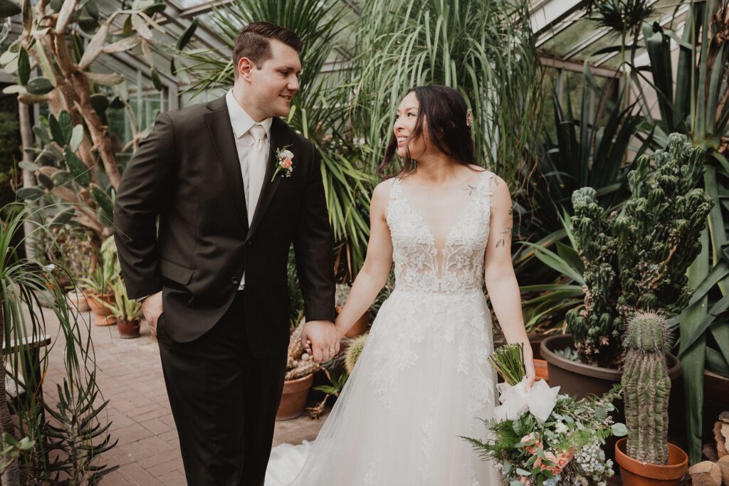 Lamberton Conservatory Wedding | Lily + Matt
